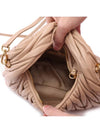 Wander Materasse Nappa Leather Mini Hobo Tote Bag Beige - MIU MIU - BALAAN 7