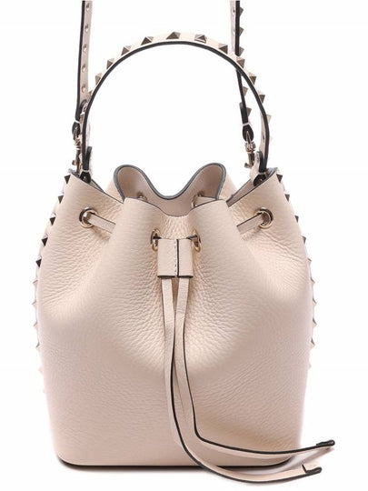 Women's Rockstud Bucket Tote Shoulder Bag (3W0B0L31 VSF I16 23F) - VALENTINO - BALAAN 2