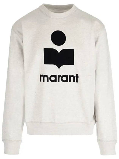 Mikoy Big Logo Cotton Sweatshirt Ecru - ISABEL MARANT - BALAAN 2