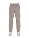 Stretch Cotton Tela Paracadute Cargo Straight Pants Grey - STONE ISLAND - BALAAN 2