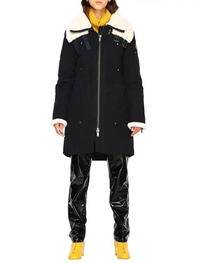 Tompkins Double Collar Parka Black - MOOSE KNUCKLES - BALAAN 5