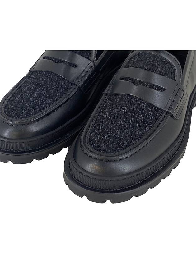 Oblique Jacquard Explorer Loafers Black - DIOR - BALAAN 7