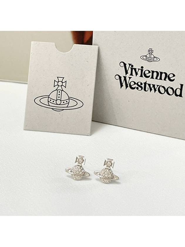 Tamia Earrings Silver - VIVIENNE WESTWOOD - BALAAN 3