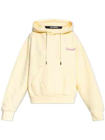 Jacquemus Sweatshirt With Logo, Women's, Yellow - JACQUEMUS - BALAAN 1