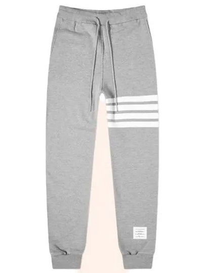 Men's Classic Loopback Engineered 4-Bar Sweatpants Light Grey - THOM BROWNE - BALAAN 2