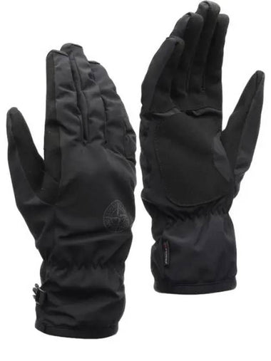 Soft Shell Idai Effect Recycled Polyester Polartec Lined Gloves - STONE ISLAND - BALAAN 1