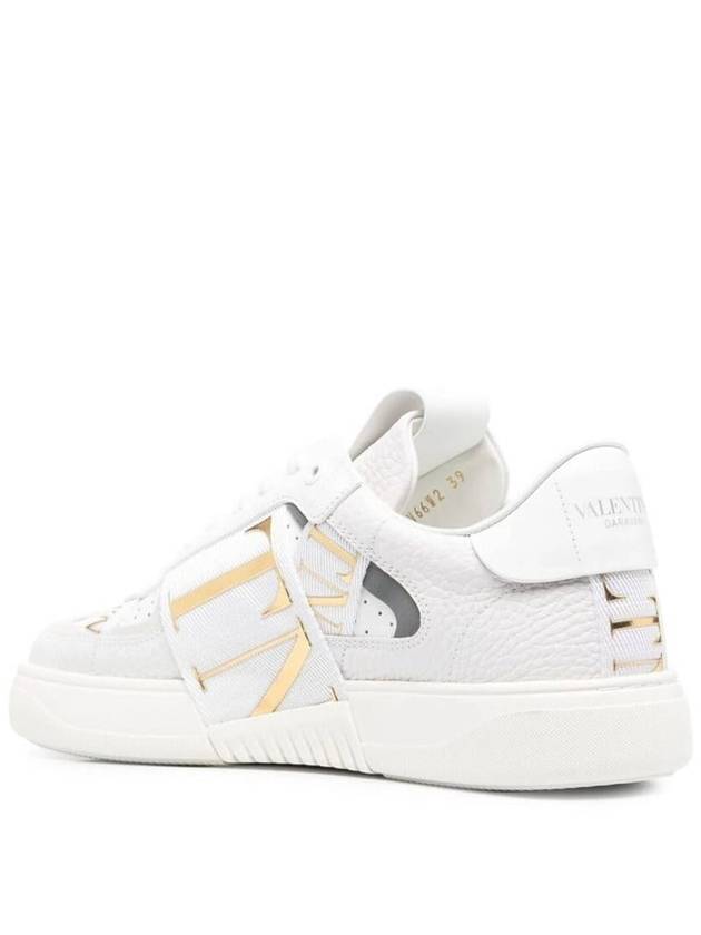 VL7N Band Calfskin Low Top Sneakers White - VALENTINO - BALAAN 4