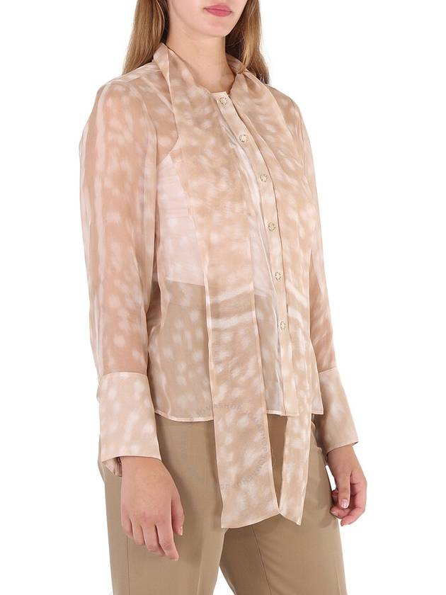 Deer Silk Blouse - BURBERRY - BALAAN 3