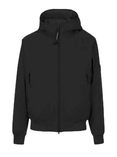 Pro-Tech Ribbed Hooded Jacket Black - CP COMPANY - BALAAN 2