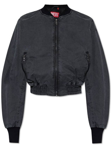 G Rail P1 Bomber Jacket Black - DIESEL - BALAAN 1