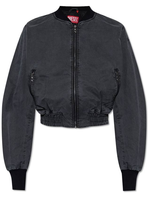 G Rail P1 Bomber Jacket Black - DIESEL - BALAAN 1