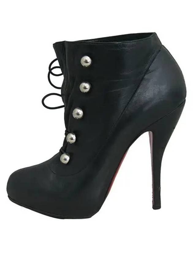 Black color leather women s shoes - CHRISTIAN LOUBOUTIN - BALAAN 3