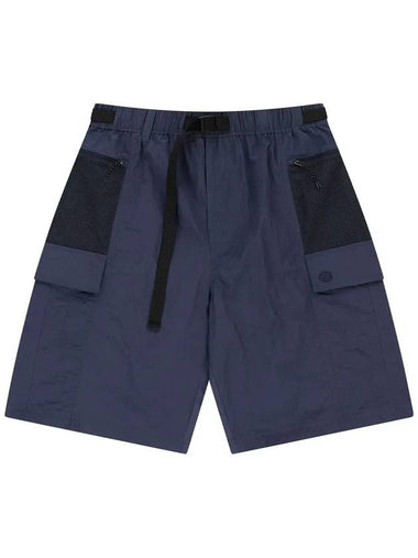 OG nylon mix belted shorts navy - OFFGRID - BALAAN 1