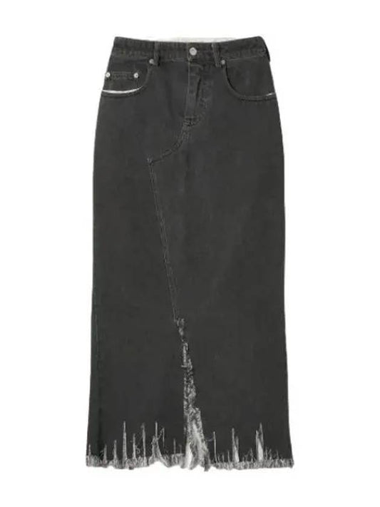 denim skirt gray women - MARNI - BALAAN 1