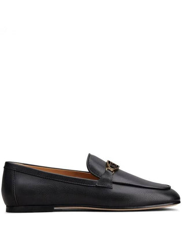 Tod'S Oval Logo Leather Loafer Shoes - TOD'S - BALAAN 1