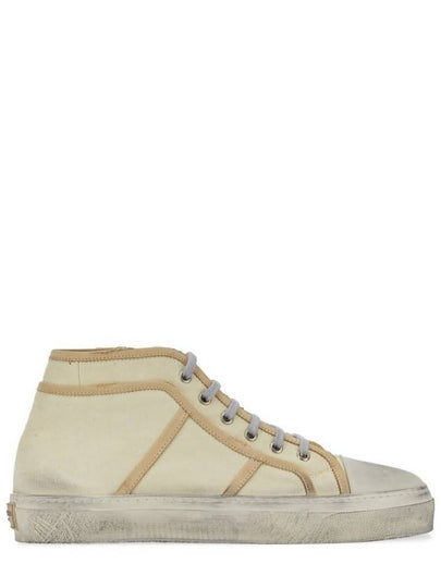 Vintage Mid High Top Sneakers Ivory - DOLCE&GABBANA - BALAAN 2