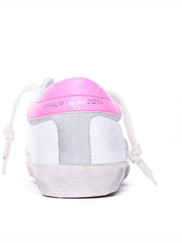 Women s PRSX Low Top Sneakers White Pink - PHILIPPE MODEL - BALAAN 4