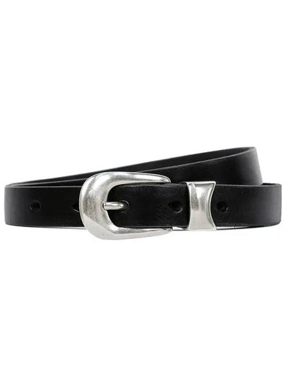 Men's 2cm Leather Belt Black - OUR LEGACY - BALAAN 2