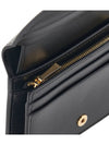 Triomphe Compact Shiny Calfskin Half Wallet Black - CELINE - BALAAN 8