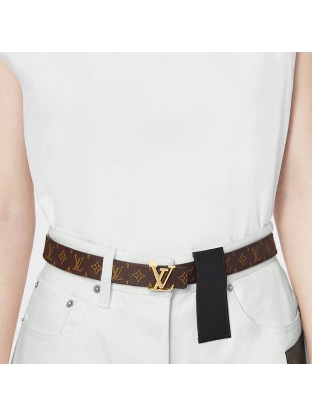 LV Iconic 25mm Reversible Leather Belt Brown - LOUIS VUITTON - BALAAN 5