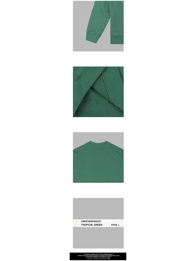 Logo Comfort Sweatshirt Green - MAISON KITSUNE - BALAAN 4