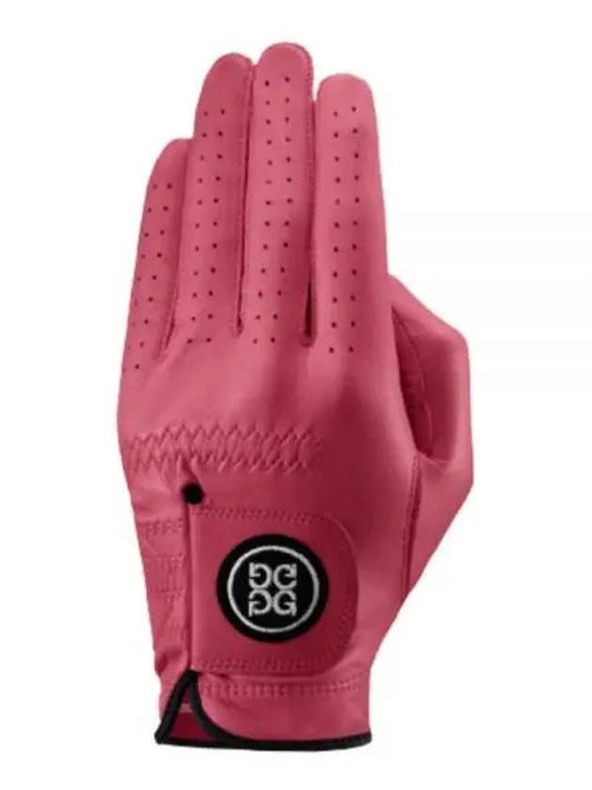 Circle GS Logo Leather Golf Gloves Pink - G/FORE - BALAAN 2