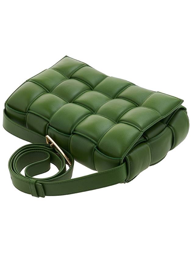 Gold Padded Cassette Padded Nappa Leather Small Cross Bag Military Green - BOTTEGA VENETA - BALAAN 5