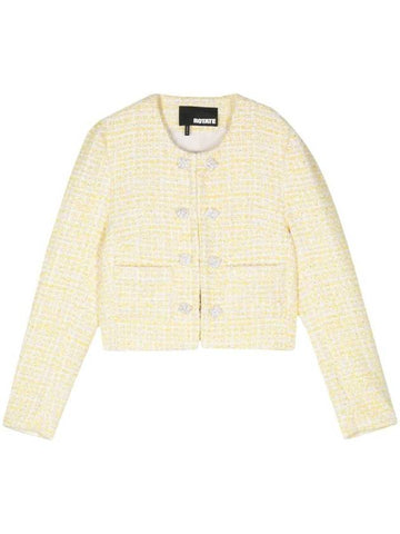 Rotate Birger Christensen Boucle Cropped Jacket - ROTATE - BALAAN 1