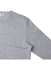 Embroidered Logo Cotton Sweatshirt Grey - CP COMPANY - BALAAN 5