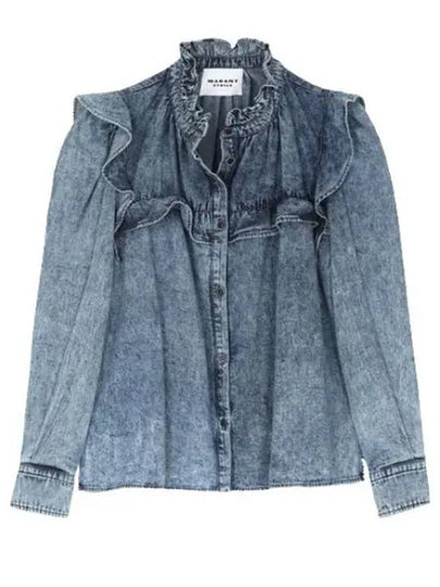 Idety Blouse Blue - ISABEL MARANT - BALAAN 2