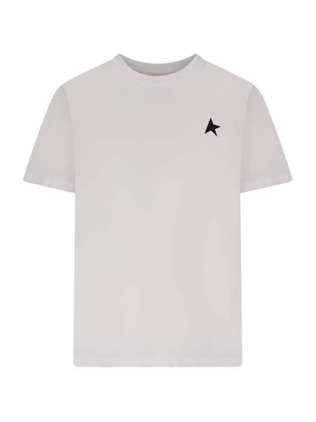 Black Star Collection Short Sleeve T-Shirt White - GOLDEN GOOSE - BALAAN 2