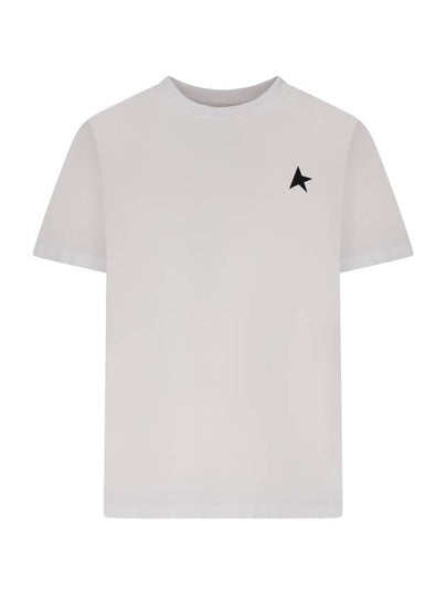 Black Star Collection Short Sleeve T-Shirt White - GOLDEN GOOSE - BALAAN 2