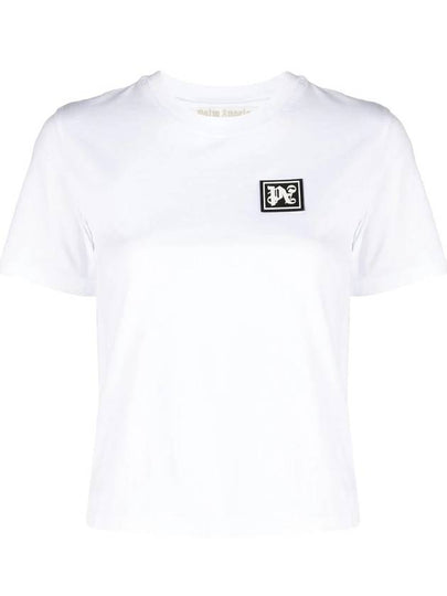 Short Sleeve T-Shirt PWAA044 R24JER0020110 WHITE - PALM ANGELS - BALAAN 2