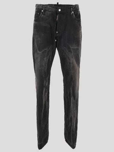 Denim Straight Pants S74LB1241S39781978 - DSQUARED2 - BALAAN 1