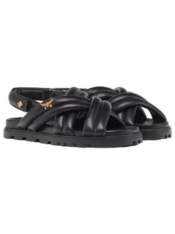 sheepskin cross sandals - MCM - BALAAN 1