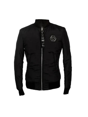 Takayama Bomber Jacket Black - PHILIPP PLEIN - BALAAN 1