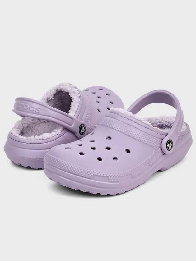 Classic Lined Clog Sandals Purple - CROCS - BALAAN 4