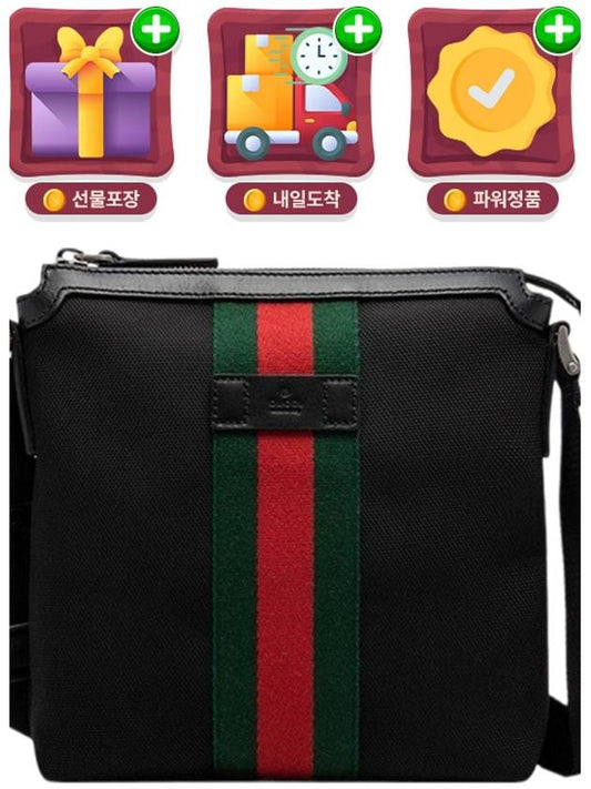 Web Messenger Cross Bag Black 631195 - GUCCI - BALAAN 2