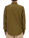 ORB Logo Cotton Long Sleeve Shirt Olive - VIVIENNE WESTWOOD - BALAAN 4