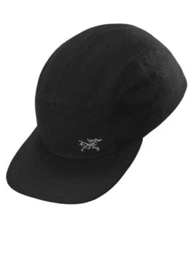 Caladium 5 Panel Wool Ball Cap Black - ARC'TERYX - BALAAN 1