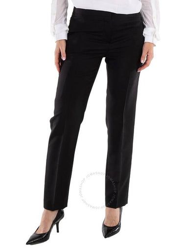 Burberry Aimie Mohair Wool Tailored Trousers In Black, Brand Size 6 (US Size 4) - BURBERRY - BALAAN 1