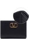 Women s V Logo Folding Card Wallet 5W2P0Z79 SNP 0NO 24F - VALENTINO - BALAAN 2