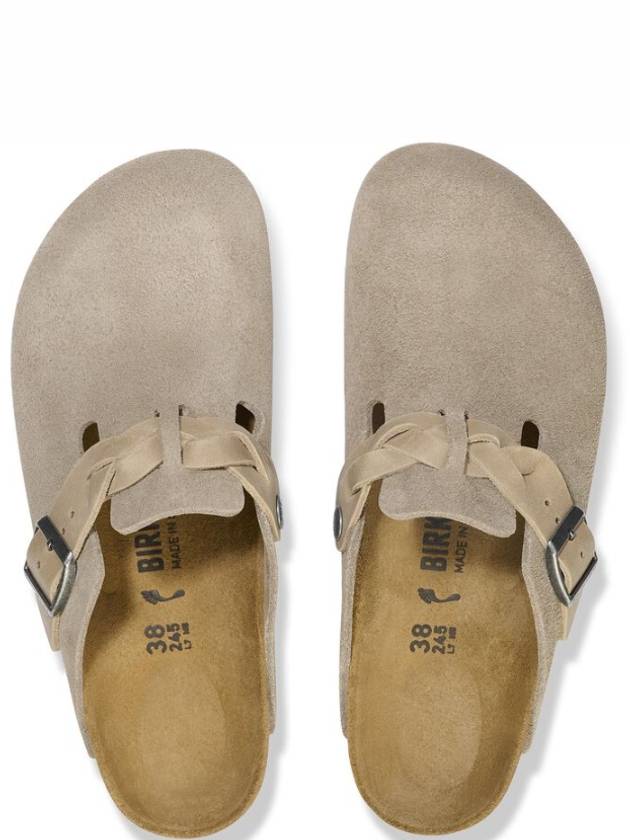 Boston Suede Mule Taupe - BIRKENSTOCK - BALAAN 6