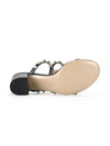 Valentino 5W2S0C47 VOD 0NO S0C47 Rockstud Slide Sandals - RED VALENTINO - BALAAN 4