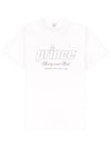 Prince Logo Print Short Sleeve T-Shirt White - SPORTY & RICH - BALAAN 1