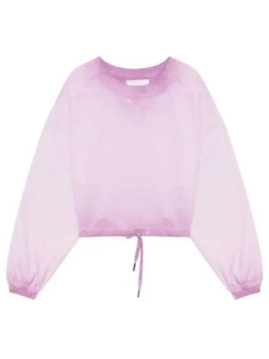 Margo Short Cotton Logo Sweatshirt Lilac - ISABEL MARANT - BALAAN 1