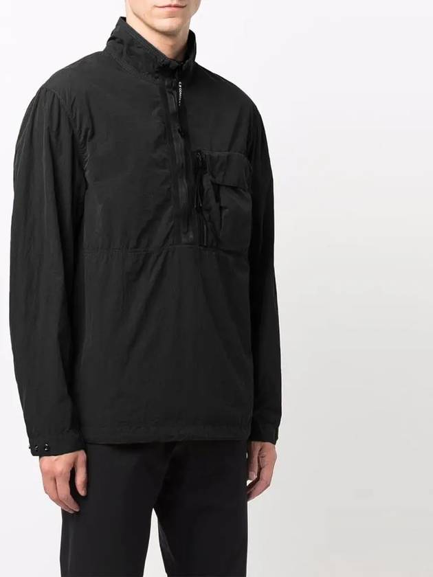 Men's Flat Nylon Lens Over Anorak Black - CP COMPANY - BALAAN 3