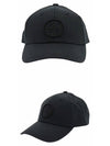 6 Panel Ball Cap Black - STONE ISLAND - BALAAN 5