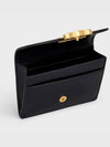 Flap Triomphe Card Wallet Black 10I583DPV 38NO - CELINE - BALAAN 4