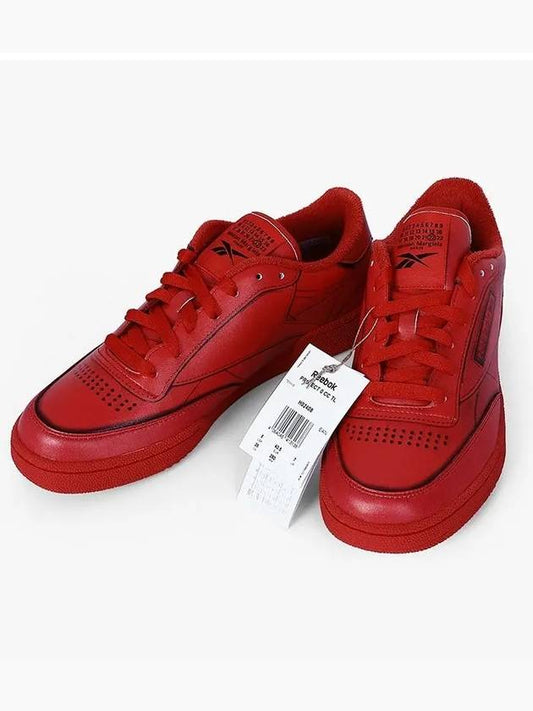 Club C Leather Low Top Sneakers Red - MAISON MARGIELA - BALAAN 2